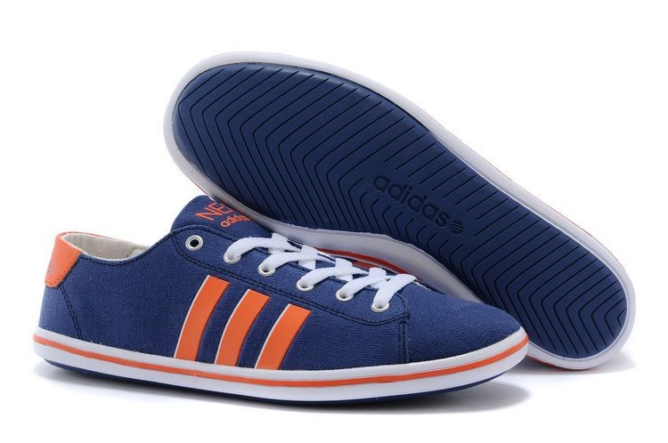 Mens Adidas Style NEO - Deep blue/orange/white
